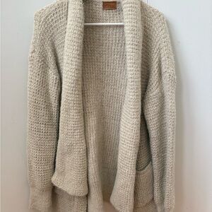 POL Women's Cozy Cream Cardigan
